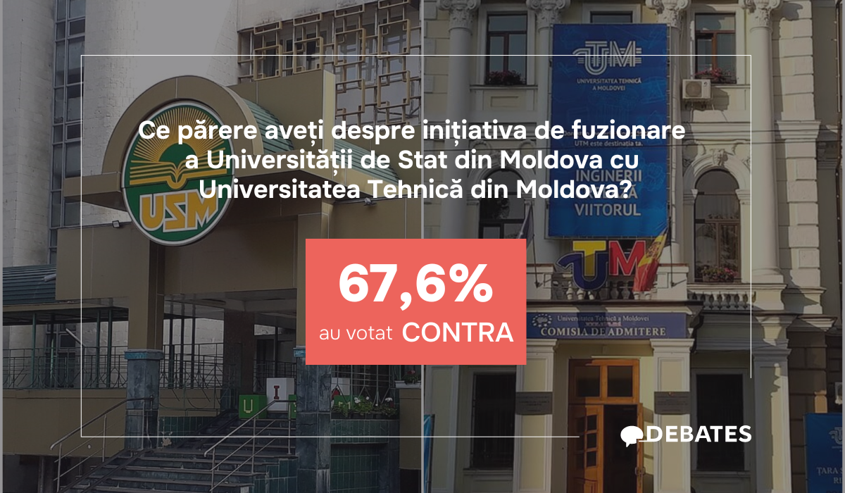 Inițiativa de fuzionare a USM cu UTM nu se bucură de susținere