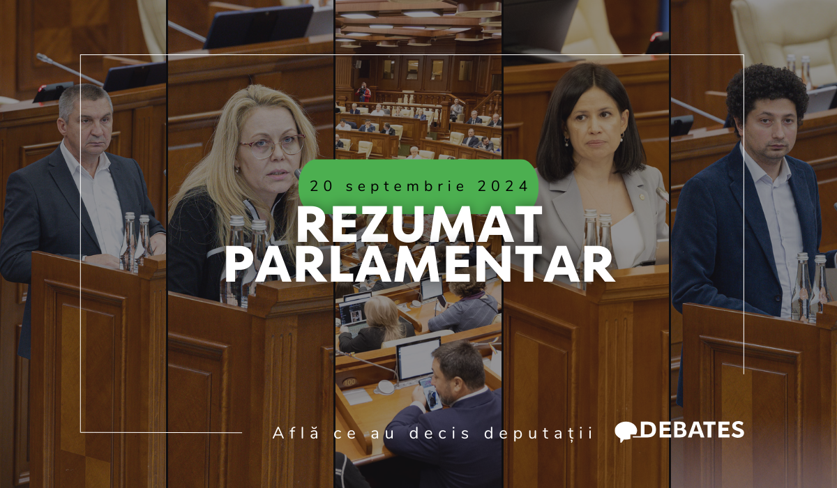 Rezumat parlamentar din 20 septembrie 2024: Află ce au decis deputații