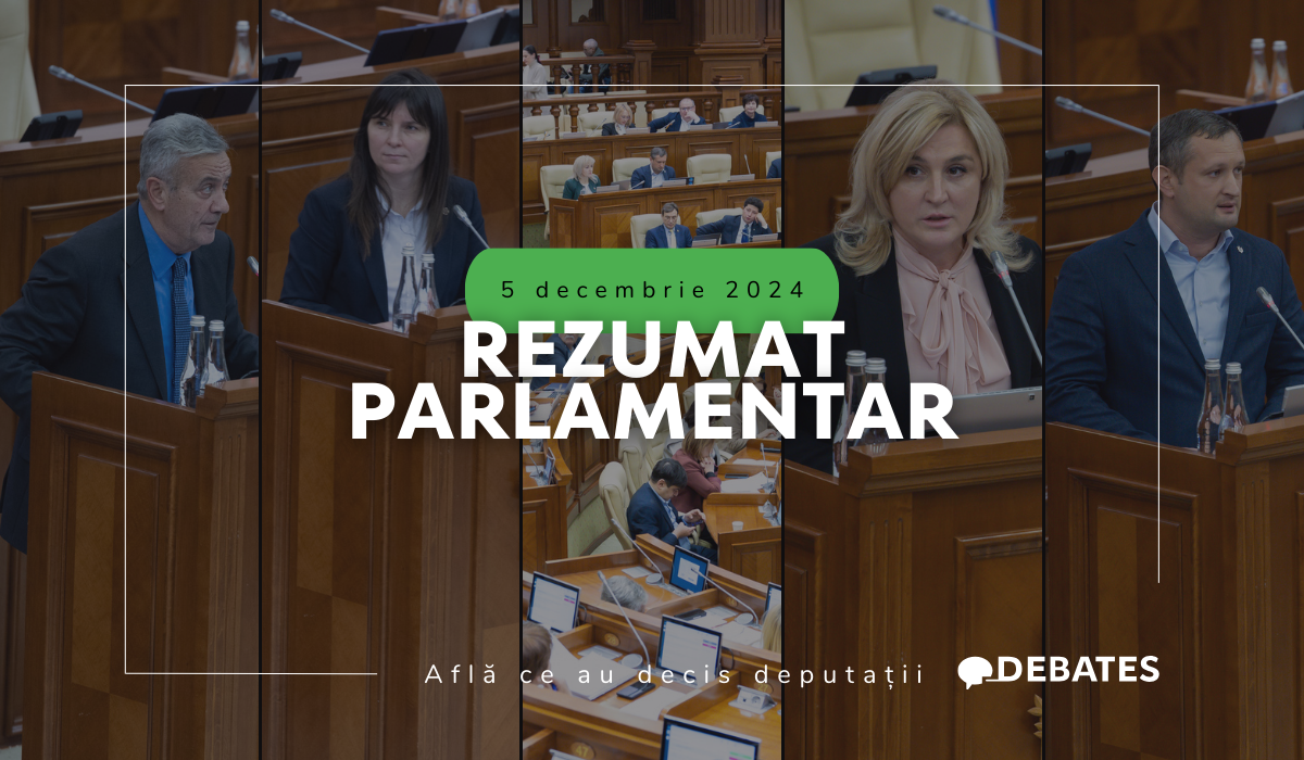 Rezumat parlamentar din 5 decembrie 2024: Află ce au decis deputații