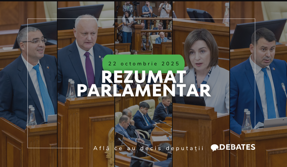Rezumat parlamentar din 22 octombrie 2025. Ședința de constituire a Parlamentului de legislatura a XII-a
