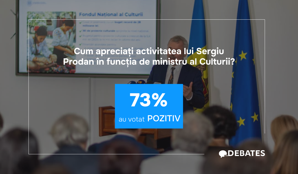 Activitatea lui Sergiu Prodan, apreciată de cetățeni
